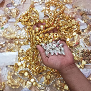 Brushed Metal Beads